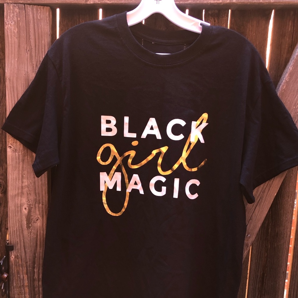 Black Girl Magic Cute Melanin Queen Educated Womens Graphic Crewneck T Shirt Tee